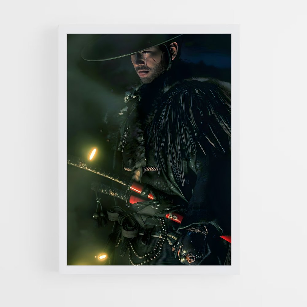 Poster Cowboy Melody – affiche Ghost of tsushima (vue 3)